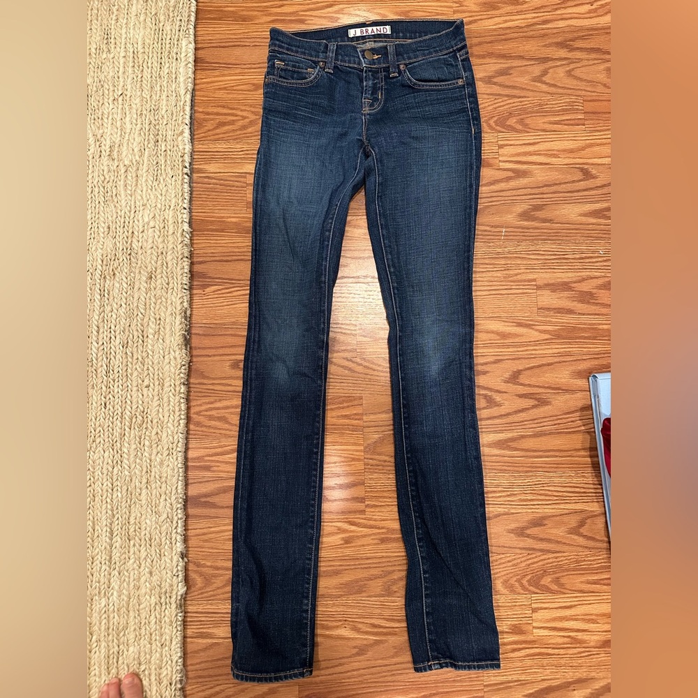 J Brand Women's Dark Blue Skinny Jeans